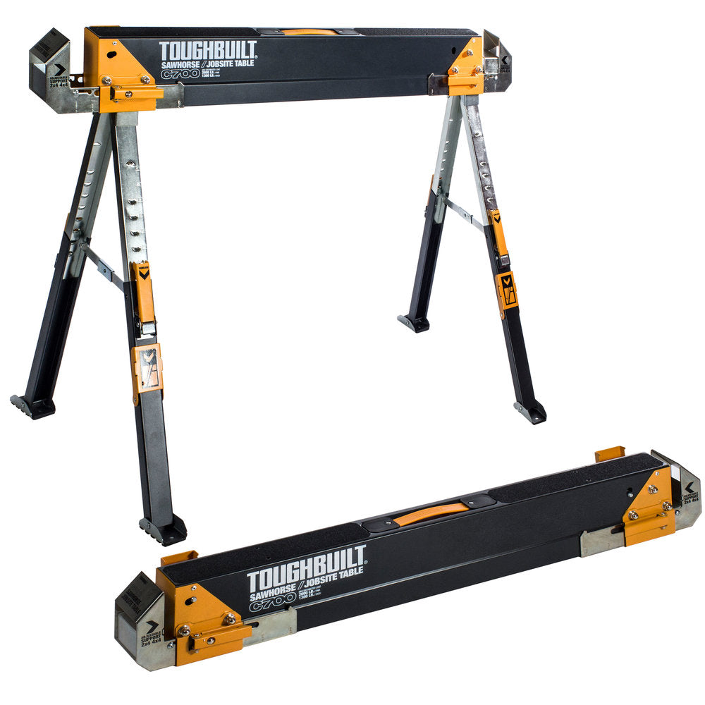 Cavalete/Mesa de Trabalho Dobrável Metalico (2 Uni) TB-C700-2 TOUGHBUILT