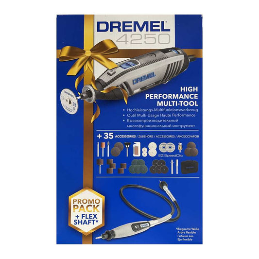 Multiferramenta DREMEL 4250 (4250-35) + 35 Acessórios + OFERTA Veio Flexível