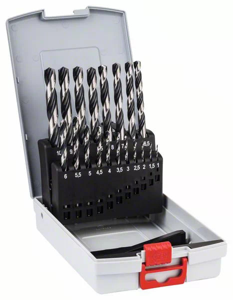Conjunto de brocas para metal HSS PointTeQ BOSCH (19 brocas)