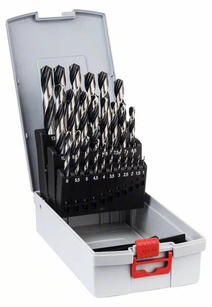 Conjunto de brocas para metal HSS PointTeQ BOSCH (25 brocas)