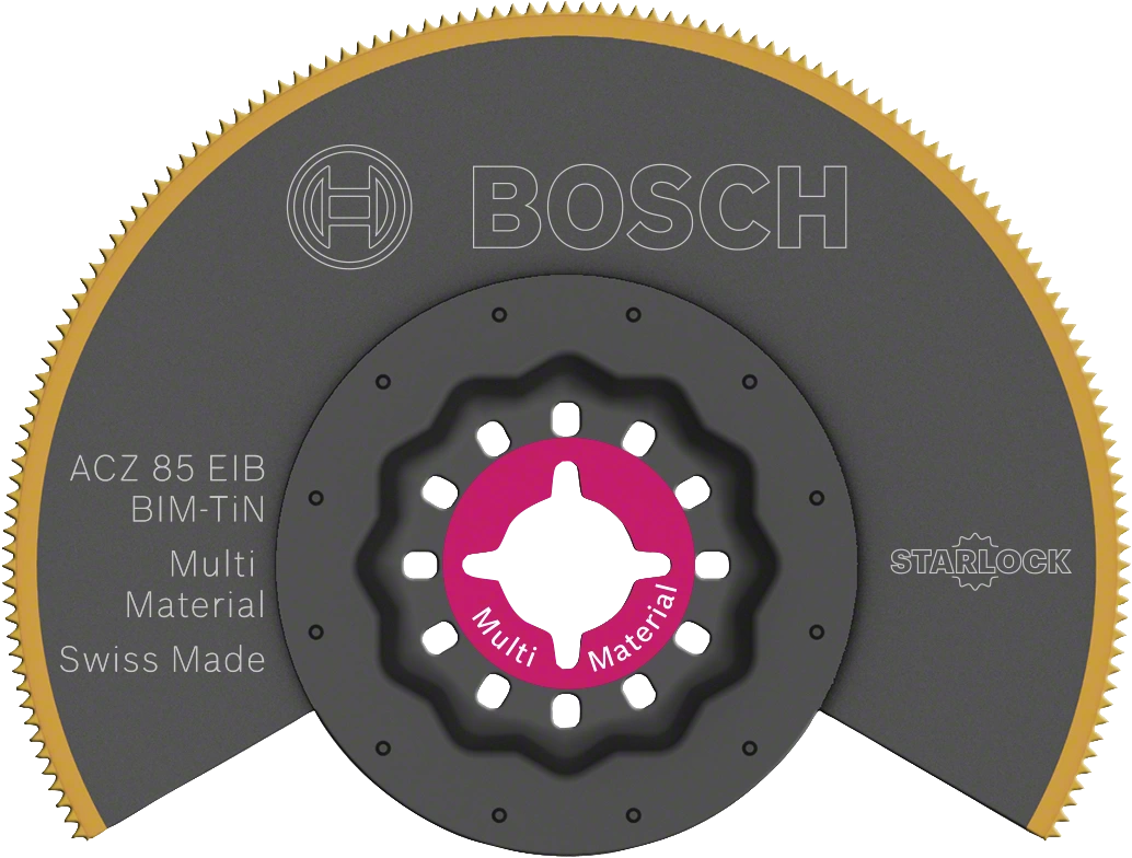 Lâmina de serra de segmentos BIM-TiN ACZ 85 EIB Multimaterial BOSCH