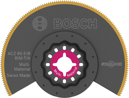 Lâmina de serra de segmentos BIM-TiN ACZ 85 EIB Multimaterial BOSCH